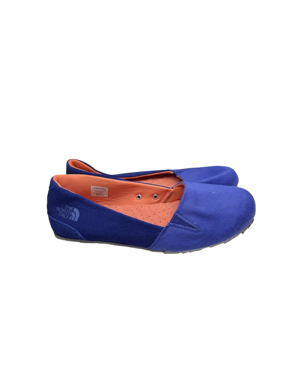 The North Face Women's Base Camp Lite skimmer II Blue Slip-On ballet flats 10